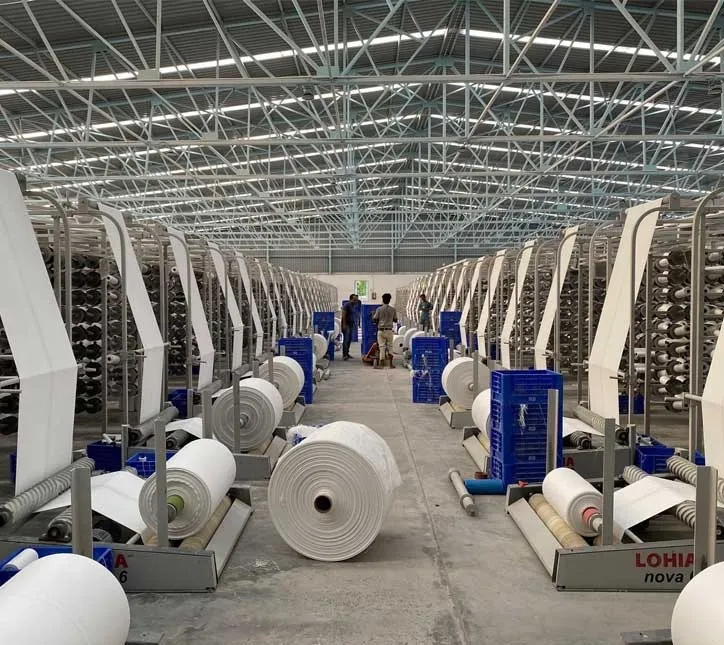 PP woven fabric rolls